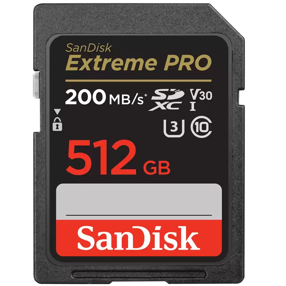 Sandisk Extreme Pro Sdhc™ And Sdxc™ Uhs-I Card - 512GB Memory Card